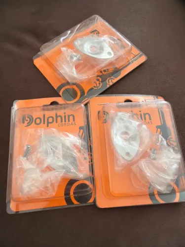 Kit 3 unidades canoa oval relevo p/ jack cromada Dolphin 