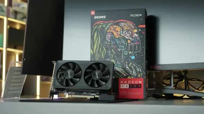Placa de Vídeo RX 550 4GB- 21x no cartão- Loja Física!
