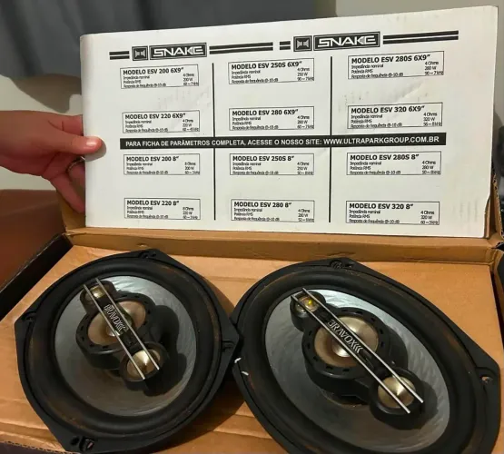 Vendo Som automotivo Par 6X9 Bravoxx