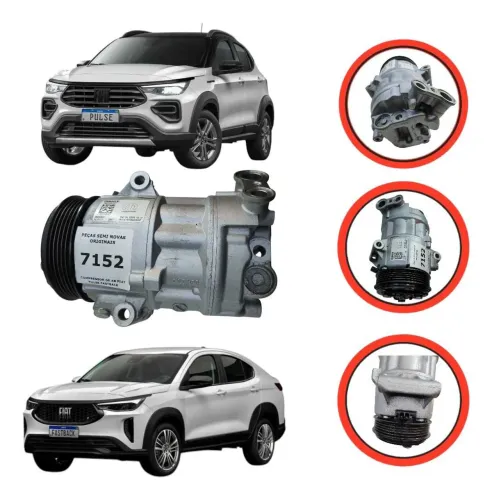Compressor De Ar Fiat Pulse Fastback 1.0 Turbo 2021 A 2024  peça origina retirada