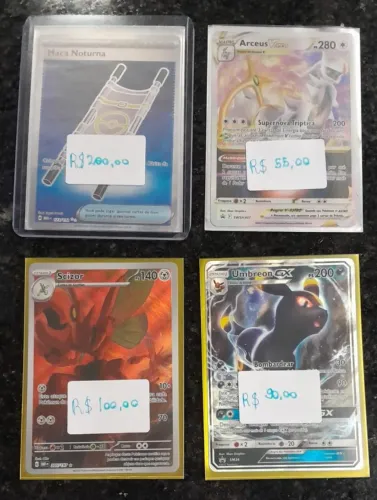 Cartinha Pokemon especiais novas