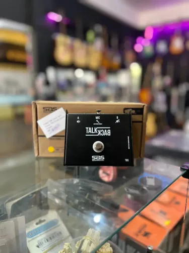 Pedal TALKBACK Santo Angelo TBS Sem Trava - Comunicação total no palco - Fone KZ Retorno