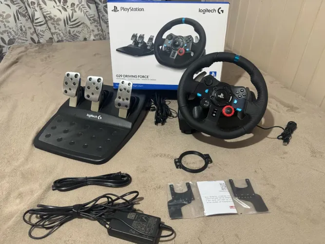 Volante G29 + acessórios