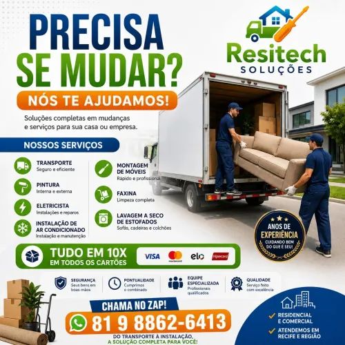 Mudanças e serviços 