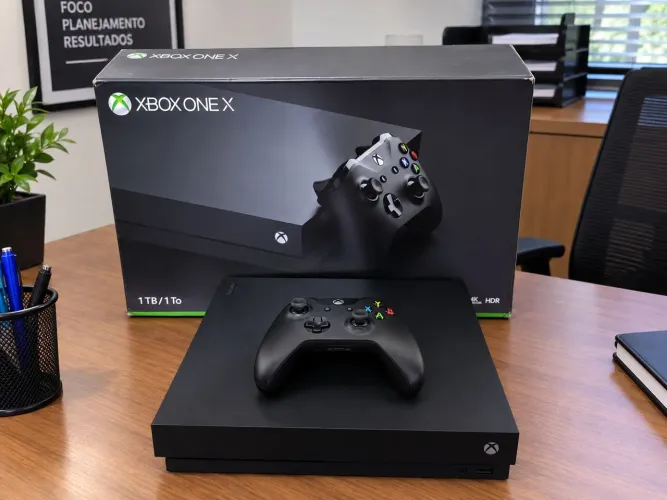 Xbox one x 1 tera + controle
