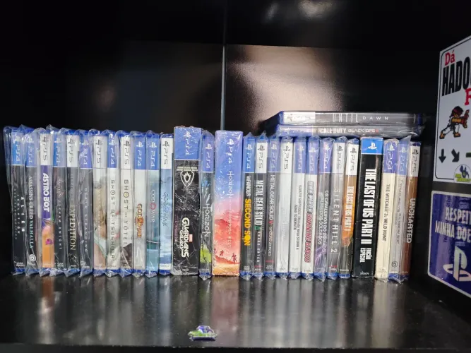Lote/coleção de jogos de PS4 e PS5