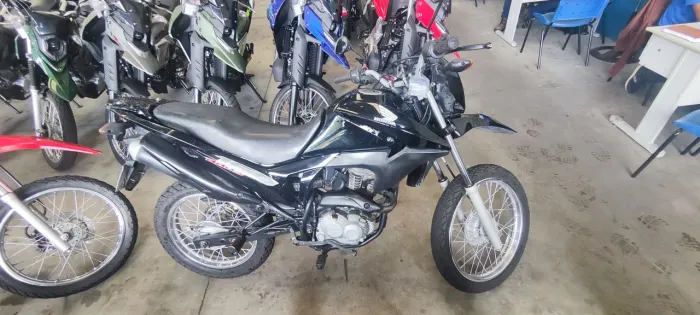 HONDA NXR BROS 160 preta 2017 Shalon veículos Cariacica