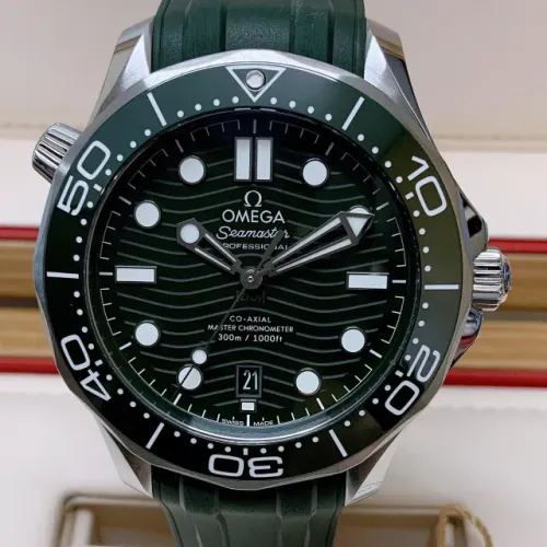 Omega Seamaster Verde Automático Suíço C Garantia