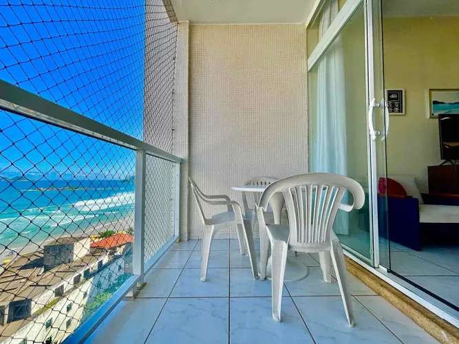 Apartamento 2 Dormitórios 2 Banheiros com Vista Mar à Venda na Pitangueiras no Guarujá | Q