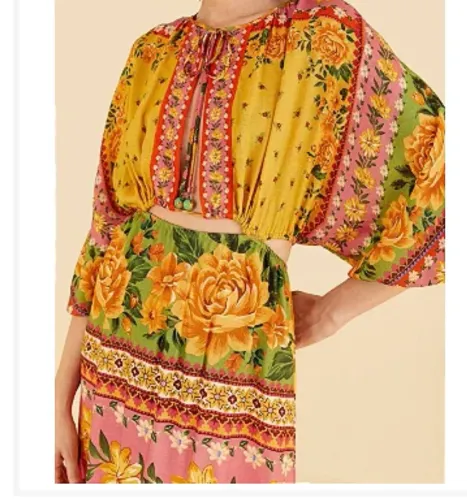 Vestido farm tam M/ novo.