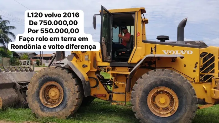Pá carregadeira volvo