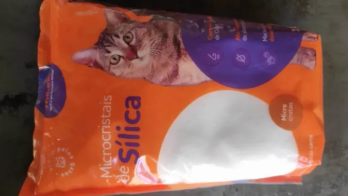 Micro cristais de sílica para Gatos ME.AU
