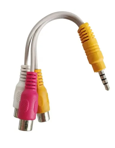 CABO ADAPTADOR DE ÁUDIO E VÍDEO P3.