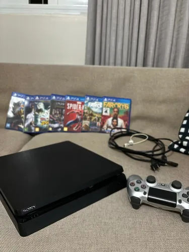 PS4 slim 1TB ZERADO sem NENHUM defeito