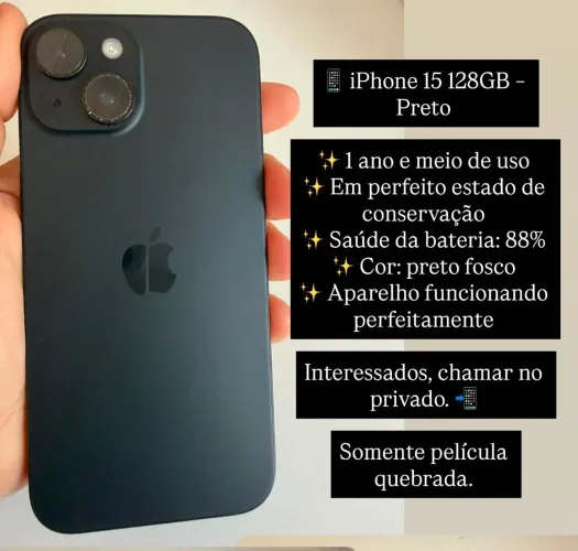 Vende-se iPhone 15 