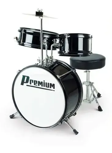 Bateria Infantil Musical Premium DX10J Preto