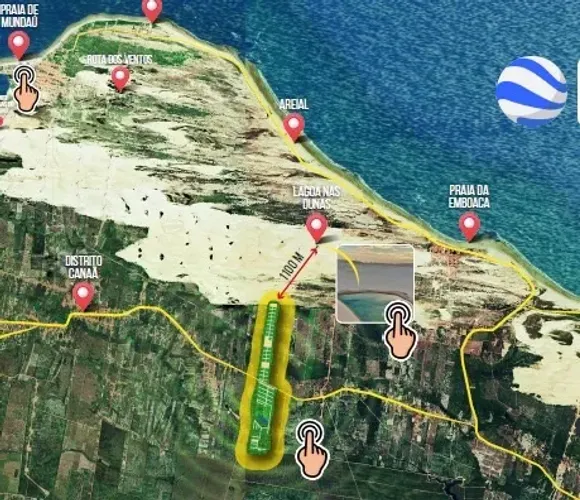 Venha investir , na Praia mais paradisíaca do Ceará , Flecheiras Trairi -CE