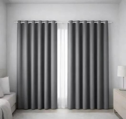 Cortina corta luz para sala