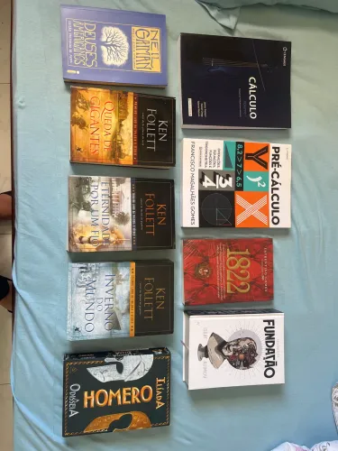 Lote 9 livros - (Anúncio individual no perfil)