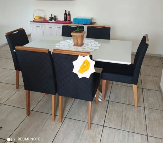 Mesa de jantar 6 cadeiras