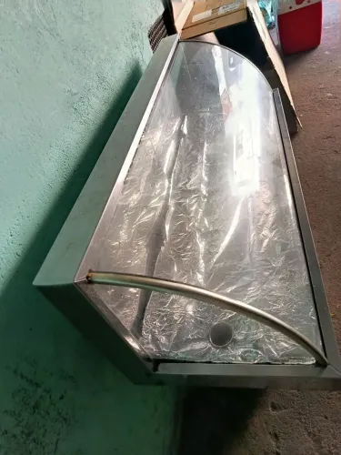 Estufa aquecida funcionando perfeitamente 