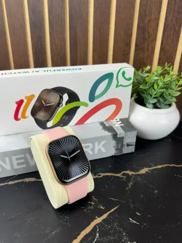 Smartwatch Lançamento 2026 - Série 11 - Responde Whatsapp Rose Gold - Promoção