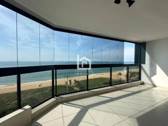 Apartamento com 4 dormitórios frente mar para alugar, 250 m²- Praia da Costa - Vila Velha/