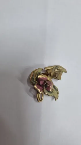 Brincos Vintage Florais - Clipe Dourado