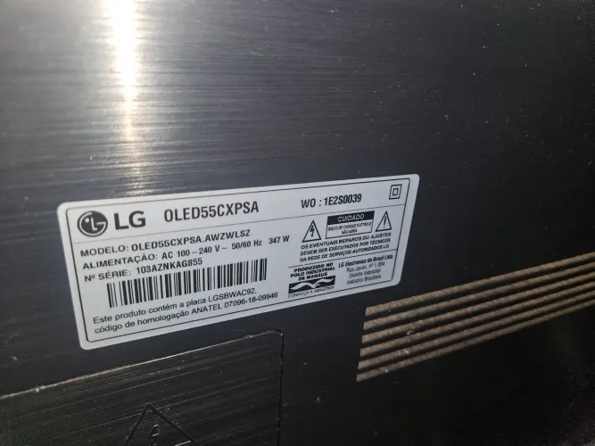 Lg oled cx 55 - Defeito Placa