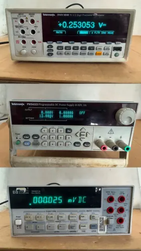 Equipamentos de Bancada para Eletrônica - Osciloscópio, Multímetros e Fontes