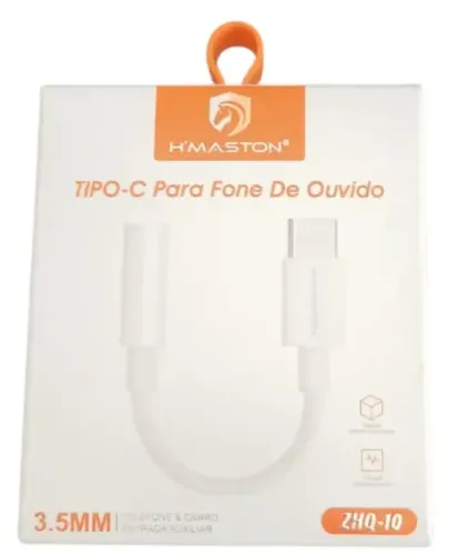 Cabo Adaptador Type-C para Fone de Ouvido P2 3.5mm ZHQ-10 - H'MASTON