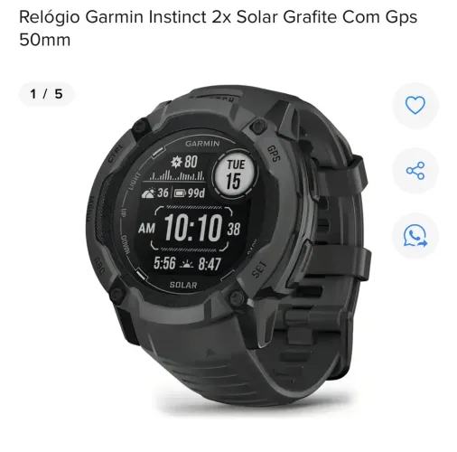 Smartwatch Garmin Instinct 2 Gps Lanterna