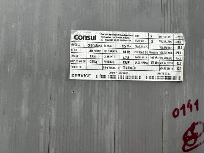 Geladeira cônsul Biplex 470 