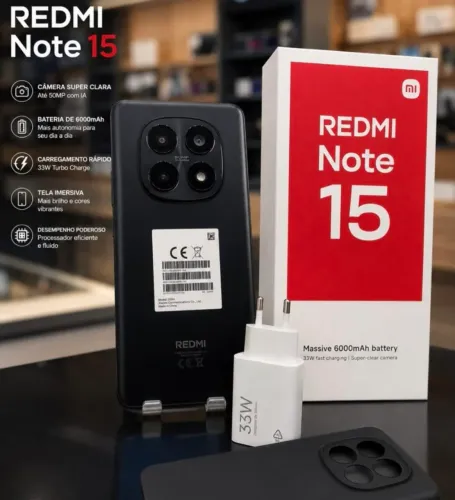Celular Redmi Note 15 8/256 (?) R$1.300