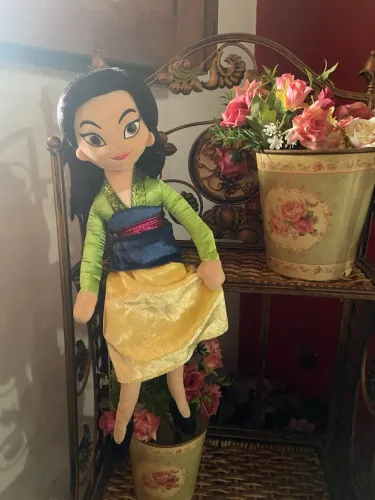 Pelúcia princesa Mula original da Disney 40 cm