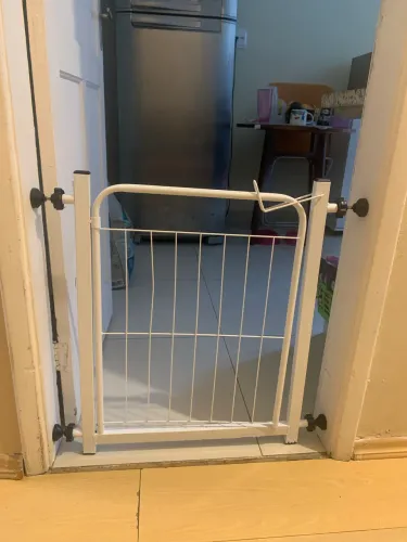 Portão segurança para Pets e Crianças Branco