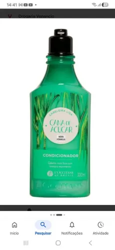 Condicionador cana de açúcar Loccitane