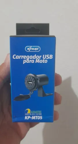 Carregador para moto novo