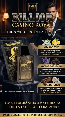 PERFUME BILLION CASINO ROYAL PARIS ELYSEES