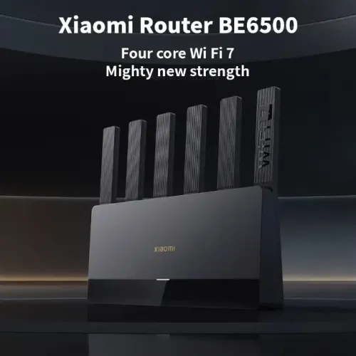 Roteador Xiaomi BE6500 Wi-fi Mesh 6500 Mbps - 6 Antenas Wifi 7
