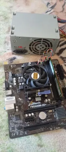Kit AMD A4 6300,Placa mãe,RAM,Cooler, Fonte