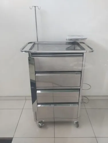 Carro de parada inox