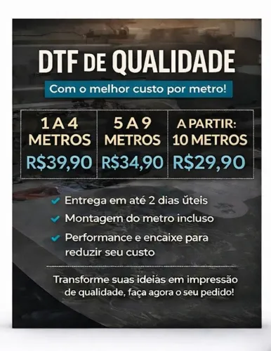 Dtf por metro