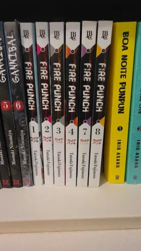 Manga Fire Punch vol 1, 2, 3, 4, 7 e 8