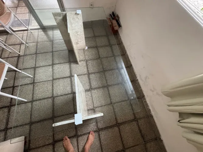 mesa de vidro