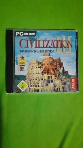 Jogo Pc CD-ROM civilization III original antigo