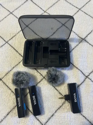 Microfone Sem Fio Boya Boyalink Wireless Dual - PARA CAMERAS DLSR