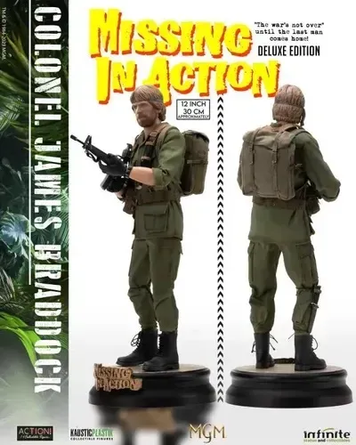 Colonel James Braddock Deluxe Missing in Action Kaustic Plastik Escala 1/6