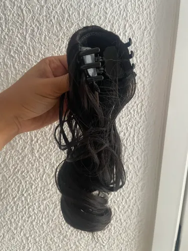 Rabo de cavalo ondulado