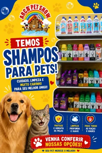 SHAMPOO PARA CACHORRO E GATO